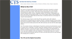 Desktop Screenshot of cts.dmu.ac.uk
