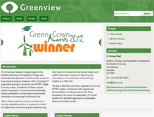 Tablet Screenshot of greenview.dmu.ac.uk