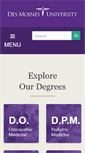 Mobile Screenshot of dmu.edu