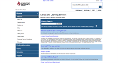 Desktop Screenshot of library.dmu.ac.uk